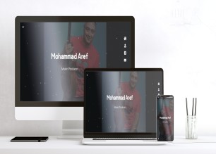 طراحی سایت رسمی محمد عارف